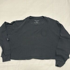 set active cropped long sleeve shirt